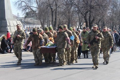 Прощальна процесія в Умані, 21 березня 2025 року Прощальна процесія в Умані, 21 березня 2025 року