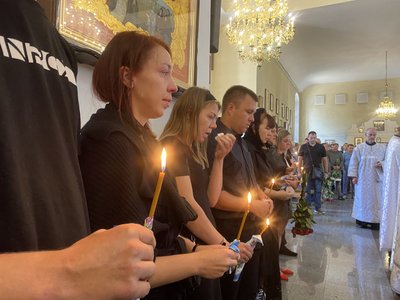 У Полтаві попрощалися із загиблим полковником Сергієм Пожидаєвим У Полтаві попрощалися із загиблим полковником Сергієм Пожидаєвим