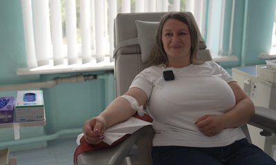 Яна Карпець, донорка, тиждень донорства, центр крові Яна Карпець, донорка, тиждень донорства, центр крові