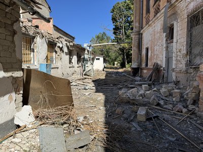 Херсон, обстріли, серпень 2024, корпус ХДУ, пам'ятка архітектури Херсон, обстріли, серпень 2024, корпус ХДУ, пам'ятка архітектури