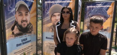 На Тернопільщині відкрили Алею пам’яті загиблим захисникам На Тернопільщині відкрили Алею пам’яті загиблим захисникам