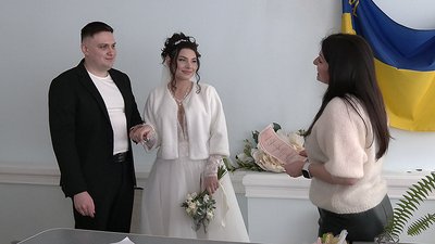 На Кіровоградщині у День закоханих одружились 38 пар На Кіровоградщині у День закоханих одружились 38 пар