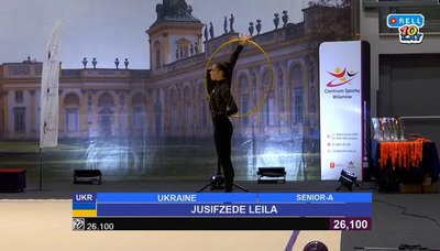Вінничанка перемогла на міжнародному турнірі з гімнастики Вінничанка перемогла на міжнародному турнірі з гімнастики