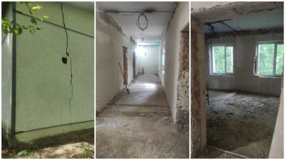 У Чернівцях у соціальному центрі в Садгорі ремонтують додаткове приміщення для переселенців У Чернівцях у соціальному центрі в Садгорі ремонтують додаткове приміщення для переселенців