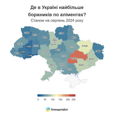 Борги по аліментах: як виплачують на Рівненщини Борги по аліментах: як виплачують на Рівненщини