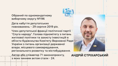 Прийшов у парламент із бізнесу: обранець Черкащини нардеп Андрій Стріхарський Прийшов у парламент із бізнесу: обранець Черкащини нардеп Андрій Стріхарський