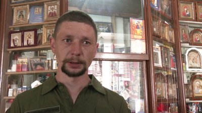 Юрій – старший брат загиблого бійця тро Юрій – старший брат загиблого бійця тро