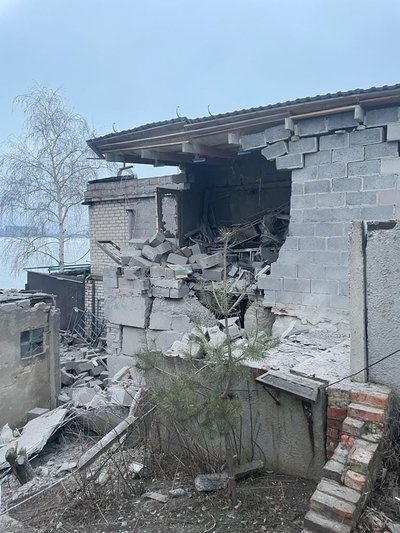 Наслідки обстрілів Курахівської громади 12 січня. Фото: Facebook / Роман Падун Наслідки обстрілів Курахівської громади 12 січня. Фото: Facebook / Роман Падун