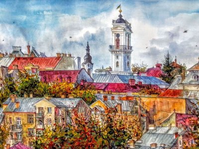 Картина «22 миттєвості осені» Картина «22 миттєвості осені»