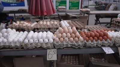 Ціни на продукти до великоднього кошика, тернопільський ринок, 7 квітня 2026 року