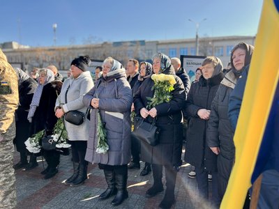 З військовим Петром Мельником попрощалися у Рівному З військовим Петром Мельником попрощалися у Рівному