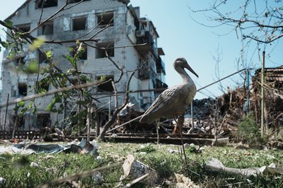 Місце ракетного удару у Чугуєві в ніч на 9 червня