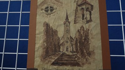 Хмельницький викладач школи іконопису створює пам’ятки на кавових полотнах