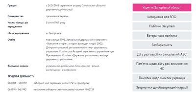 Керівниця апарату Запорізької ОДА пішла з посади Керівниця апарату Запорізької ОДА пішла з посади