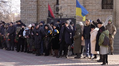 У Черкасах в останню путь провели полеглого військового У Черкасах в останню путь провели полеглого військового