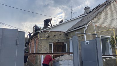 Наслідки влучання у Дергачах Наслідки влучання у Дергачах