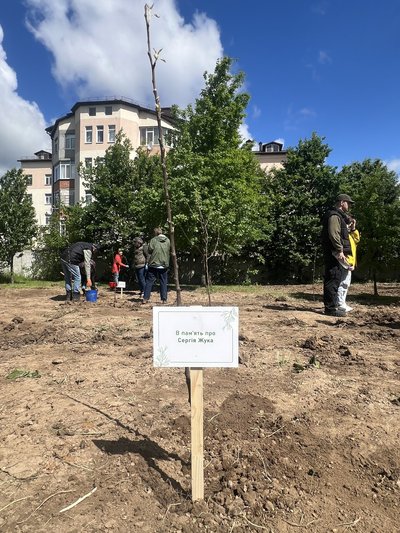 "Сад підтримки 2.0": у Вінниці висадили майже 250 дерев і зібрали кошти для авіаційного підрозділу "Сад підтримки 2.0": у Вінниці висадили майже 250 дерев і зібрали кошти для авіаційного підрозділу