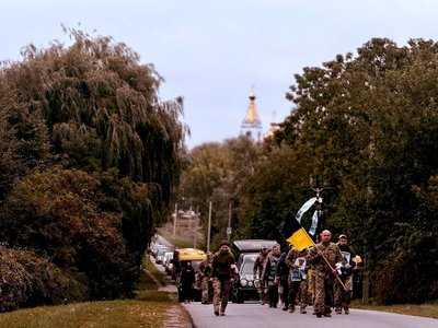 У громаді на Черкащині попрощалися із військовим У громаді на Черкащині попрощалися із військовим
