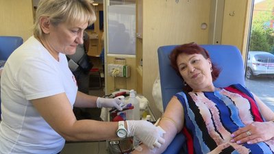 "Це найменше, що я можу зробити". Мешканці Солонки здавали кров для військових