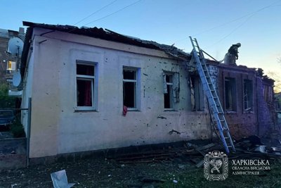"Шахед" вдарив поруч з будинком у Холодногірському районі Харкова "Шахед" вдарив поруч з будинком у Холодногірському районі Харкова