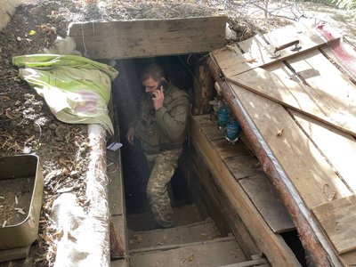 Мінометники 117-ї бригади ТРО показали бойову роботу по російських позиціях Мінометники 117-ї бригади ТРО показали бойову роботу по російських позиціях