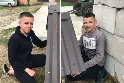 У родині азовця Володимира Дубровця з Житомирщини, який взяв під опіку вісьмох дітей, народився син У родині азовця Володимира Дубровця з Житомирщини, який взяв під опіку вісьмох дітей, народився син