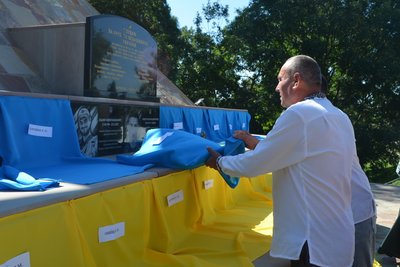 Відкриття меморіальної дошки, Андрій Павлюк Відкриття меморіальної дошки, Андрій Павлюк