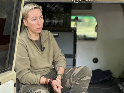 медицина начальниця медпункту батальйону оперативного призначення "Привид Хортиці" 15-ї окремої механізованої бригади Національної гвардії України "Кара-Даг" Юлія Юрчак Донецька область 27 вересня 2024 рік
