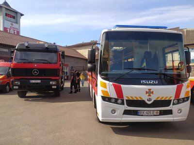 Службову техніку, квартири та відзнаки вручили рятувальникам Хмельниччини