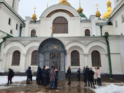 Різдво: у Києві у Софійському соборі правлять літургію