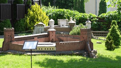 Макет Луцького замку (Замку Любарта), розташований у музеї мініатюр Макет Луцького замку (Замку Любарта), розташований у музеї мініатюр