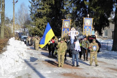 Володимир Федчук, похоронна процесія Володимир Федчук, похоронна процесія
