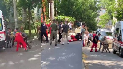 Конфлікт між ТЦК та працівниками швидкої в Одесі Конфлікт між ТЦК та працівниками швидкої в Одесі