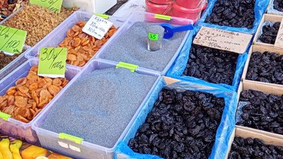 Ціни на кутю та дідухи на тернопільському ринку, продукти для куті, Тернопіль, 16 грудня 2025 року