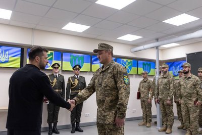 Президент нагородив трьох воїнів 116-ї бригади із Полтавщини Президент нагородив трьох воїнів 116-ї бригади із Полтавщини