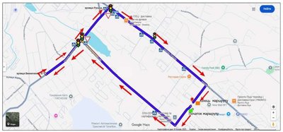 Маршрут №18 для практичних іспитів з водіння у Чернівцях