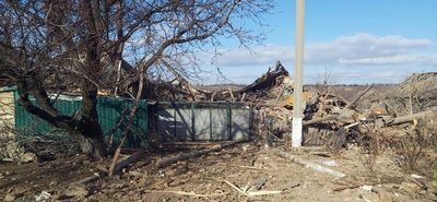 Наслідки обстрілів Донеччини 20 лютого. Фото: сайт поліції Донеччини