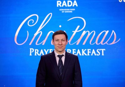 Олексій Красов на молитовному сніданку Олексій Красов на молитовному сніданку