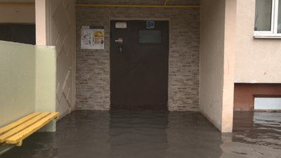 У Тернополі підтопило багатоповерхівку, підтопило підвал, вулиця Коновальця, Тернопіль, 2 червня 2026 року У Тернополі підтопило багатоповерхівку, підтопило підвал, вулиця Коновальця, Тернопіль, 2 червня 2026 року