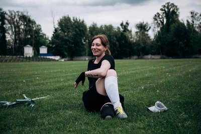 Ветеранка й ампфутболістка Ольга Бенда, капітанка жіночої збірної України, "Табір Максимум", "Табір можливостей" Ветеранка й ампфутболістка Ольга Бенда, капітанка жіночої збірної України, "Табір Максимум", "Табір можливостей"