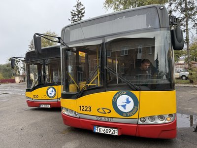 У Вінниці готують до виїздів 12 автобусів із Польщі У Вінниці готують до виїздів 12 автобусів із Польщі