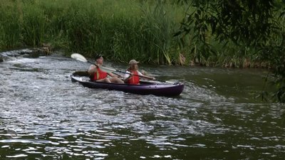 Наразі люди можуть сплавитись на байдарках одним водним маршрутом, червень 2026 року, Хмельниччина Наразі люди можуть сплавитись на байдарках одним водним маршрутом, червень 2026 року, Хмельниччина