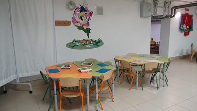 Безпечне та затишне: у дитсадку на Крюківщині відкрили укриття з ігровими зонами та спортзалом Безпечне та затишне: у дитсадку на Крюківщині відкрили укриття з ігровими зонами та спортзалом