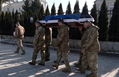 Прощання з Вадимом Гнатюком у Луцьку Прощання з Вадимом Гнатюком у Луцьку
