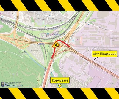 У Києві на три дні частково перекриють Південний міст У Києві на три дні частково перекриють Південний міст