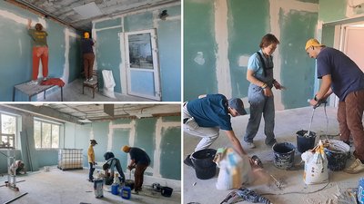 У селі на Кіровоградщині волонтери громадської організації ремонтують приміщення для музею та ветеранського простору У селі на Кіровоградщині волонтери громадської організації ремонтують приміщення для музею та ветеранського простору