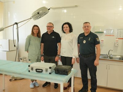 До Полтавського медичного закладу МВС передали локалізатор немагнітних уламків До Полтавського медичного закладу МВС передали локалізатор немагнітних уламків