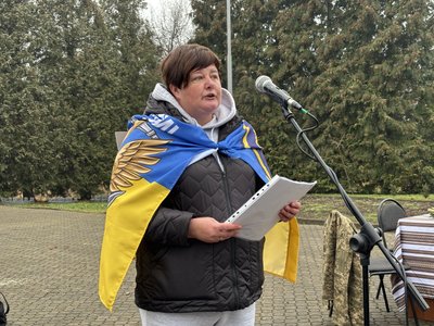 "Сумний Святий вечір", акція-нагадування, Калуш "Сумний Святий вечір", акція-нагадування, Калуш