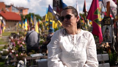 Мама загиблого воїна Олена Крилова Мама загиблого воїна Олена Крилова