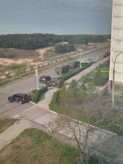 Через обстріли окупантів частина Енергодара залишається знеструмленою